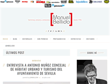 Tablet Screenshot of manuelbellido.com